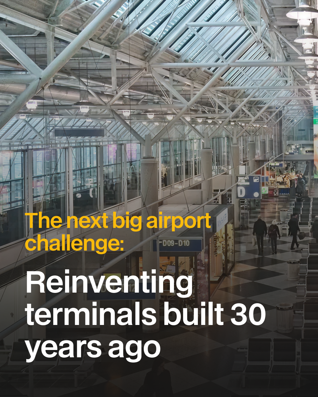Reinventing terminals build 30 years ago 