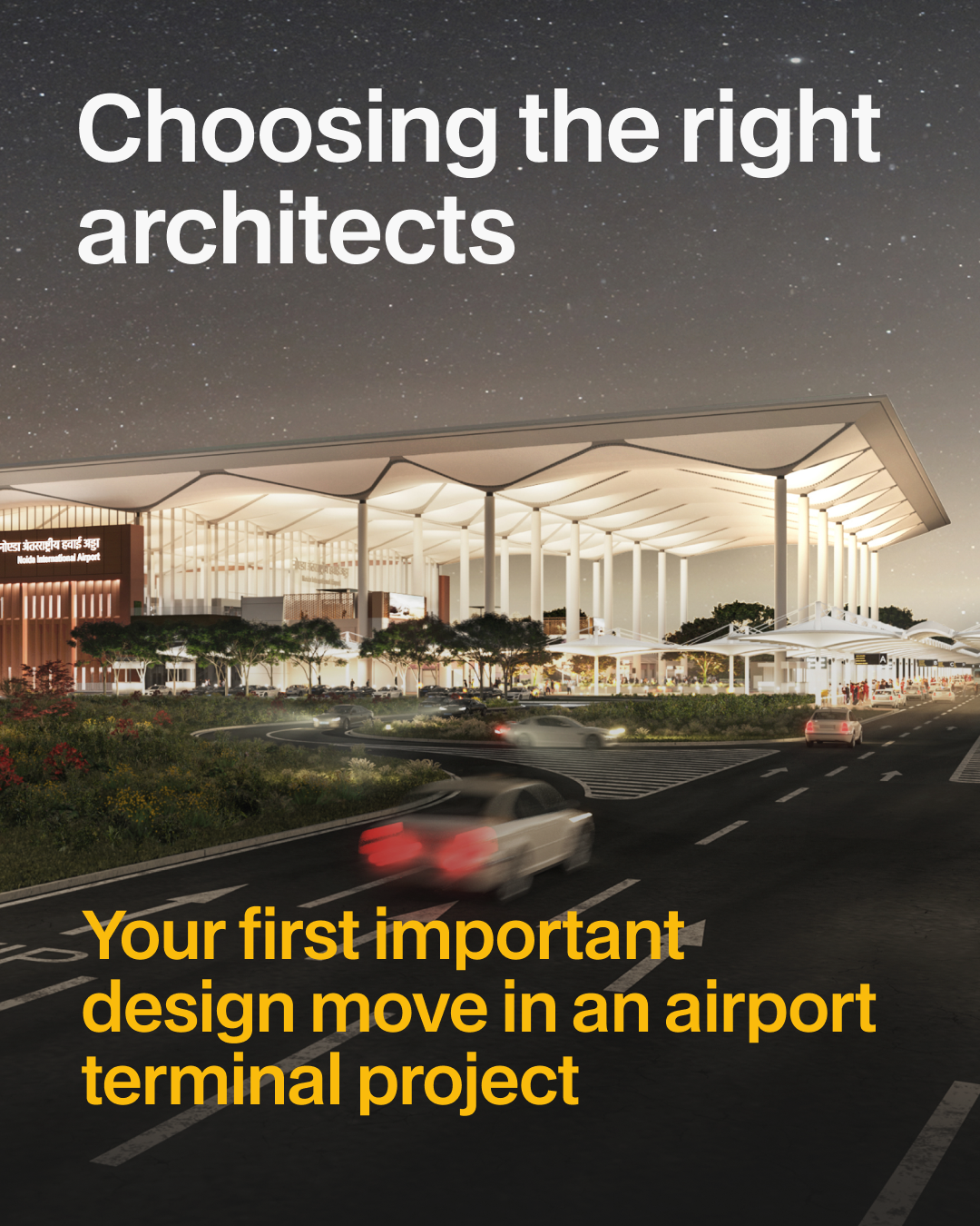 Choosing the right architects – your first important design move in an airport terminal project